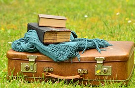 Books and luggage